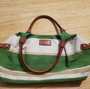 Kate Spade canvas handbag